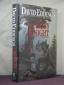 4th, w label signed by DE, Elenium 2: The Ruby Knight by David Eddings (1991,HB) - Picture 1 of 4