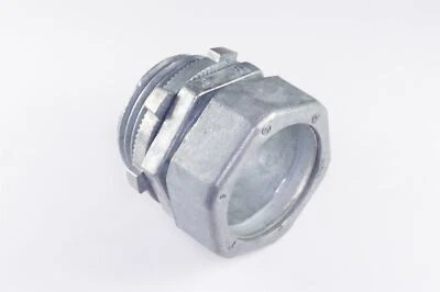 653 Topaz 1" EMT Compression Connector Zinc Die Cast 16610 NOS - Imagem 1 de 3