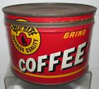 Original Shop-rite Coffee 1lb Key Wind Tin Made By American Can Co. Canco