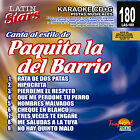 Karaoke Latin Stars 180 Paquita La Del Barrio Vol.1