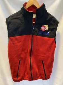 Coca Cola Mens M, 2002 Olympic Salt Lake Torch Relay Red/Black Vest - Picture 1 of 5
