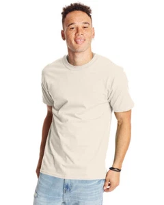 5 Pack Of Hanes 5180 Unisex Beefy-T T-Shirt - Picture 1 of 38