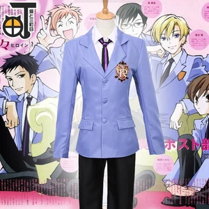 Anime Ouran High School Host Club Coat And Tie Cosplay Costume - Picture 1 of 5