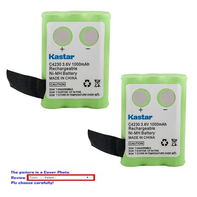 Reemplazo de batería Kastar Ni-MH para Clarity Professional C4220 C4230 C4230HS Foto 1 de 2