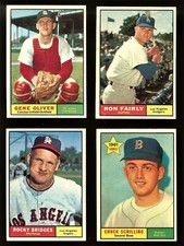 1961 Topps Baseball **HIGH GRADE SET BREAK**  Choose Your Card (#6 to #522)