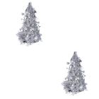  2 Pieces Dekoration Für Zu Hause Weihnachtsbaum Künstlicher Feiertagsbaum