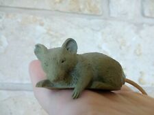 Rat Year 1995 Halloween Creepy Plastic Vinyl Mouse Rodent Figure Floppy Tail