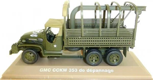 Gmc Cckw 353 Truck USA Military Truck Brown Dark Green 1:43 Atlas New in Box UKµ - Picture 1 of 9