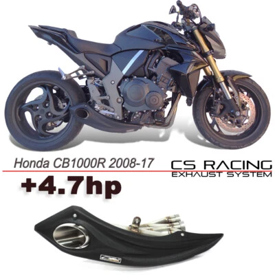 2008-17 Honda CB1000R CS Racing Slip-on Exhaust | Muffler + dB Killer (+4.3hp) - Image 1 of 4