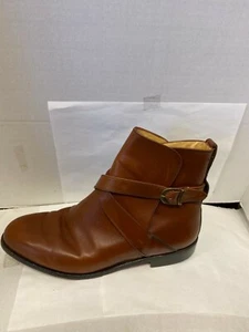 Bally Charles Goodyear Boot With Buckle 31912 Size 8 E Brown Great Condition - Picture 1 of 7