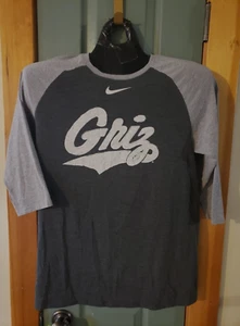 UNIVERSITY OF MONTANA GRIZZLIES SHIRT NIKE TEE BRAND USED SIZE MED JERSEY L@@K! - Picture 1 of 4