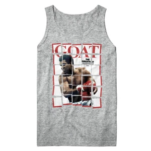 Muhammad Ali Magazin Cover Blöcke Ziege Boxen Herren Muskel Tank Top T-Shirt - Bild 1 von 5