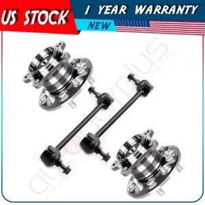 4 Set New Wheel Hub & Bearings Sway Bars Links AWD for Lexus RX330 RX350 RX400h - Picture 1 of 8