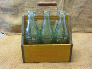 Rare Vintage Wooden Coke Bottle 6 pk Carrier > RARE FIND Coca-Cola 10242