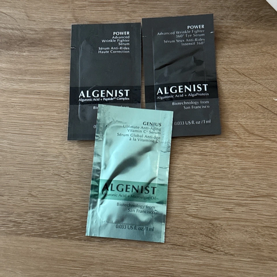 Suero antiarrugas Algenist Eye Genius muestras de vitamina C Foto 1 de 1