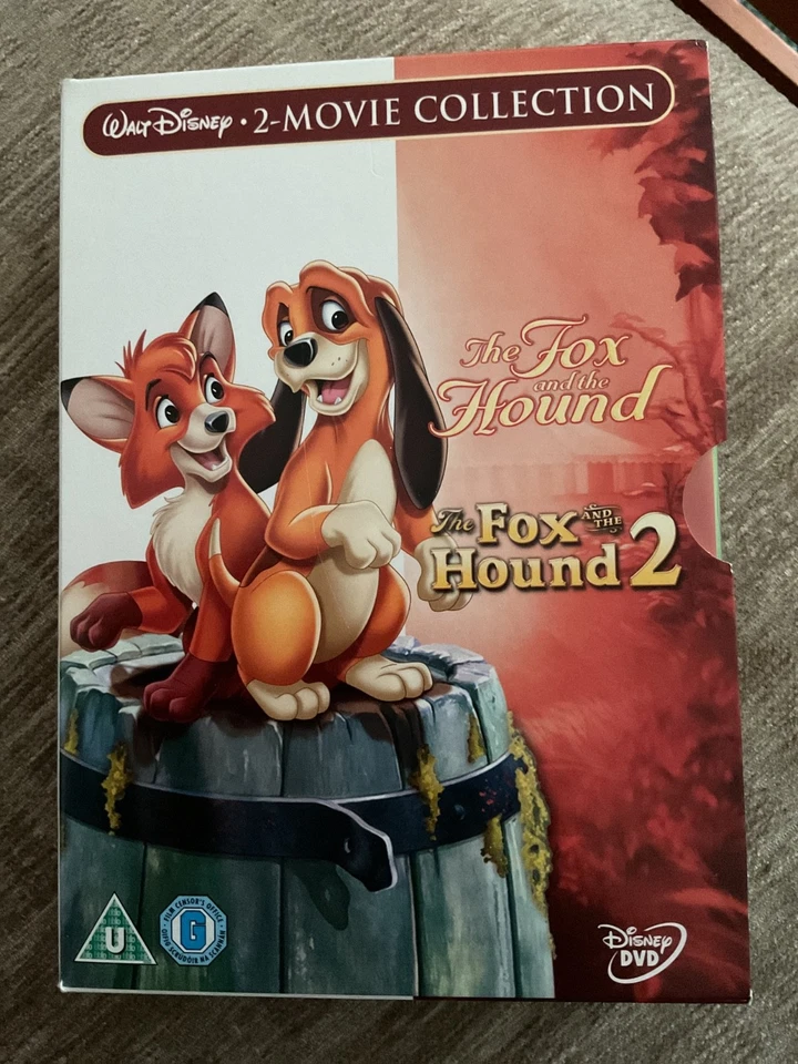 The Fox And The Hound 1 & 2 DVD - Walt Disney Animated Adventure - 2 Film Set - Image 1 of 1