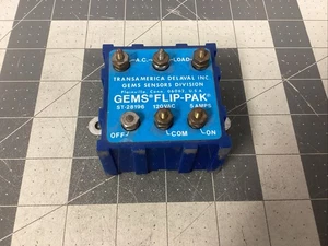 GEMS SENSORS ST-28196 Flip-Pak Relay 120VAC 5Amp (LPW76X) - Picture 1 of 2