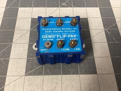 GEMS SENSORS ST-28196 Flip-Pak Relay 120VAC 5Amp (LPW76X) - Image 1 of 2