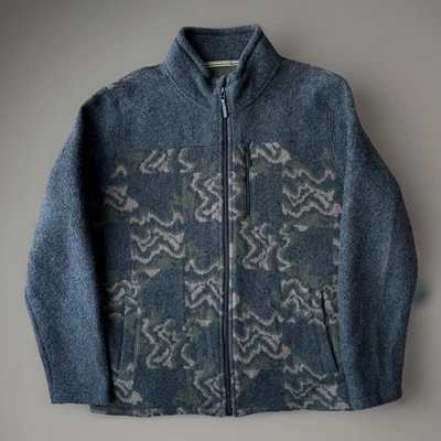 Smartwool Hudson Trail Fleece Jacket XL Multicolor Full Zip Utility Outerwear - Image 1 of 4