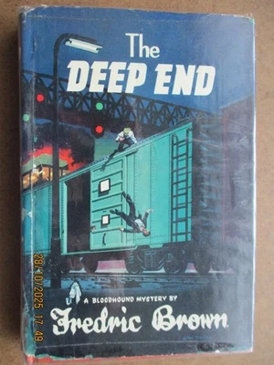 Fredric Brown The Deep End   hardback 1st first edition 1953 t v boardman Ex Lib - Image 1 of 4