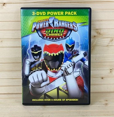Power Rangers: Dino Charge 3-DVD POWER PACK Awesome  Action 14 Shows (Used VGC) - Image 1 of 4