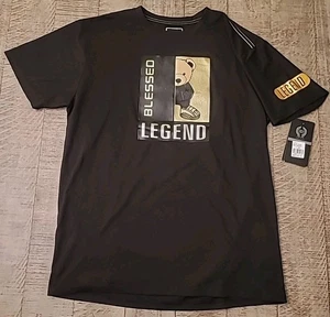 CR-24 Chrome Edge Bordo Cromato Metallic Legend Blessed Bear Design Black Shirt - Picture 1 of 7
