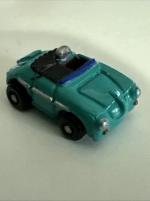 Micro Machines Ultrasmall Insiders Mini BLUE GREEN PORSCHE 356 Galoob - Image 1 of 4