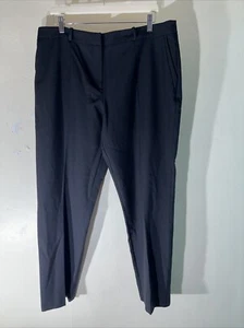 Womens M&Co Plus Size Uk 18 Black Tapered Leg Smart Dress Pants Work Trousers - Picture 1 of 6