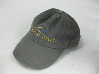 Arenal Hills Costa Rica Baseball Cap Gray Strapback Hat Anvil Foto 1 de 4