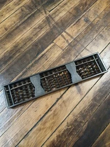 ANTIKES JAPANISCHES ABAKUSHOLZ DATIERT 1907 SOROBAN - Bild 1 von 9