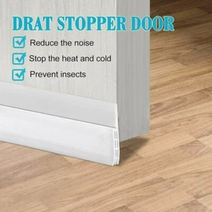 Door Draft Stopper Under Door Draft Blocker Insulator Door Sweep Noise Stopper - Picture 1 of 8