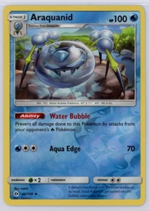 Pokemon TCG Araquanid Sun & Moon Base 46/149 Reverse Holo Uncommon - Picture 1 of 1