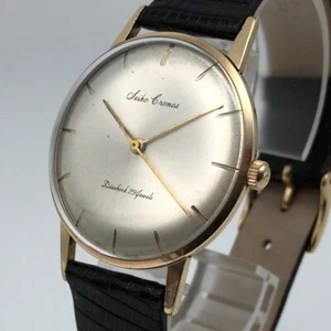 Vintage Seiko Cronos 14K GOLD FILLED 15001A 23Jewels Hand-Winding Japan #1768 - Picture 1 of 16