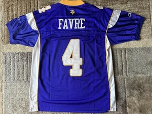 2010 Brett Favre Minnesota Vikings Home Jersey 50 Year Patch - Picture 1 of 4