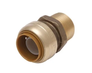 Adaptador macho SharkBite Max™ 1/2" x 1/2" MNPT UR120A - Imagen 1 de 3