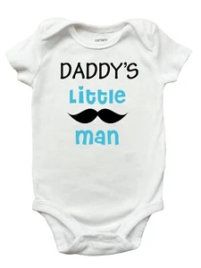 Daddy's Little Man Shirt, Daddys Little Man Bodysuit, Fathers Day Shirt for Boys - Picture 1 of 2