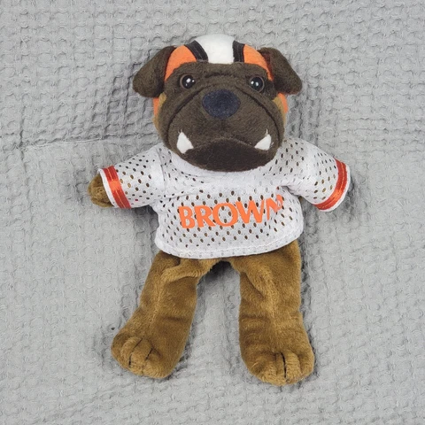 NFL Cleveland Browns "CB" Custom Edge 7 Inch Dawg Pound Plush Cover