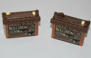 Vintage Heroquest Board Game Replacement Parts Pieces Bookcase Set of 2 - Picture 1 of 2