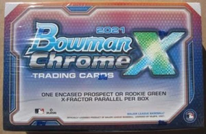 2021 Topps Bowman Chrome X Edition Factory Sealed Box Montgomery Club - Picture 1 of 2