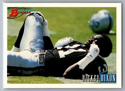 1993 TOPPS BOWMAN CARD # 255 Rickey Dixon - Los Angeles Raiders - Image 1 of 2