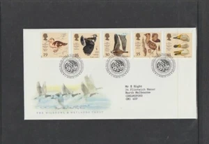 GB 1996 SG1915-19 5v set Bureau FDC+Insert-Wildfowl and Wetlands Trust-50th Anni - Picture 1 of 2
