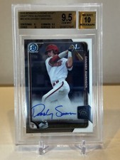 2015 Bowman Chrome Dansby Swanson 1st Auto BGS 9.5 10 Cubs Braves Rookie + Bonus