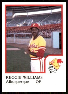 1986 ProCards Albuquerque Dukes Reggie Williams Albuquerque Dukes #28