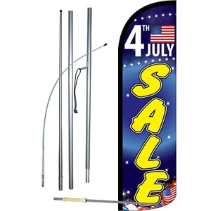 4Th Of July Sale Complete Swooper Flag Bundle - Picture 1 of 1