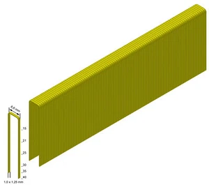 Graffette Prebena H35CNKHA - nuove VPE 3.100 pezzi (17,63 EUR/1000 pezzi) - Foto 1 di 2