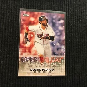 2018 TOPPS OPENING DAY DUSTIN PEDROIA *OPENING DAY STARS*  BOSTON RED SOX