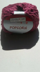 Schoeller + Stahl "Popcorn"(89% Cotton,11% Polyamid)95m,50g,Lot of 10, Cranberry - Picture 1 of 2