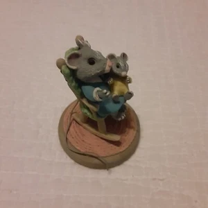 Vintage 1988 zarte Berührungen zusammen Zeiten werden geschätzt Zeiten Mäuse Figur - Bild 1 von 4