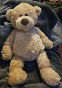 Gund Manni Teddy Bear Plush 15016 Tan Brown Stuffed Animal Vintage - Picture 1 of 7