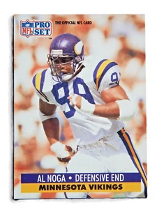 Al Noga #221 Pro Set 1991 Football Card (Minnesota Vikings) LN - Picture 1 of 2